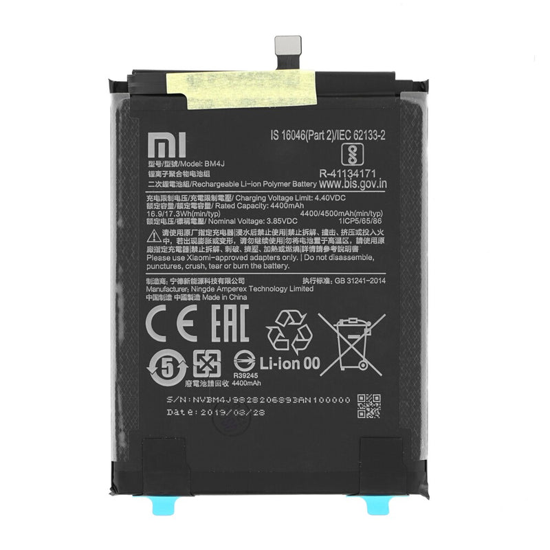 100% Original BM4J 4500 mAh Battery for Redmi Note 8 Pro