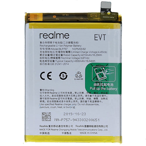 Original BLP757 4300 mAh Battery for Realme 6i