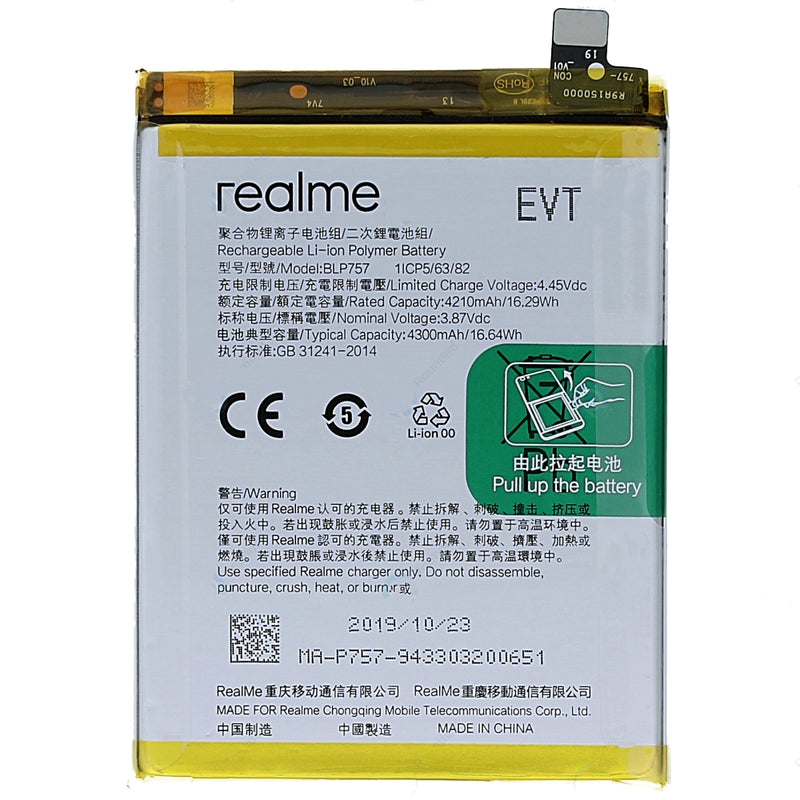 Original BLP757 4300 mAh Battery for Realme 6i