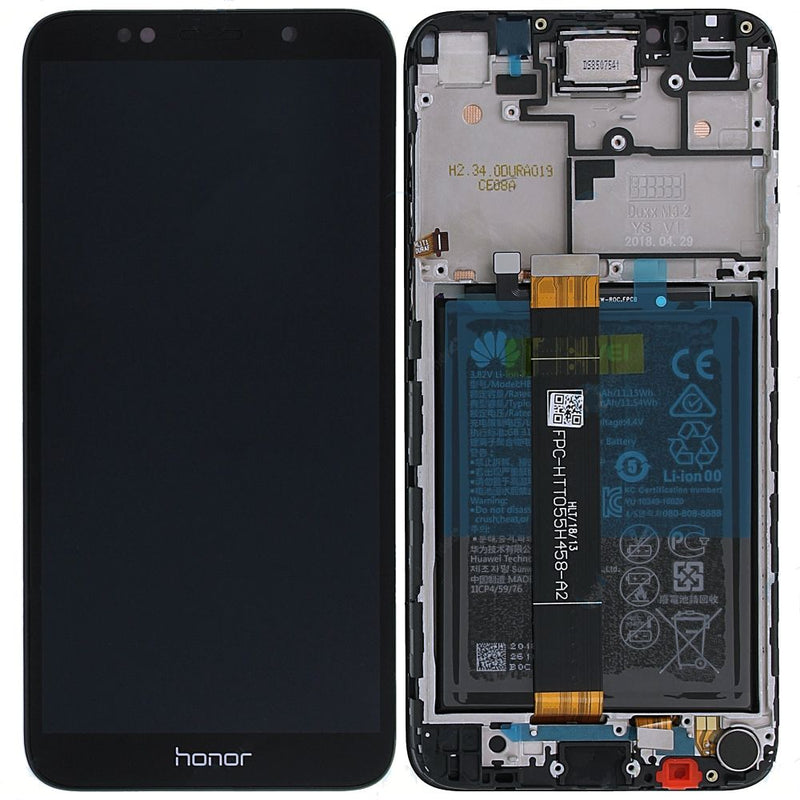 Original Display and Touch Screen for Honor 7S (With Frame)