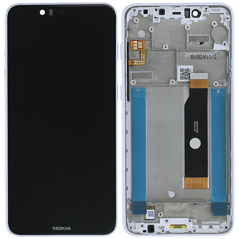 Original Display and Touch Screen for Nokia 5.1 Plus (With Frame)