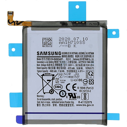 Original EB-BN985ABY 4500 mAh Li-ion Battery for Samsung Galaxy Note 20 Ultra