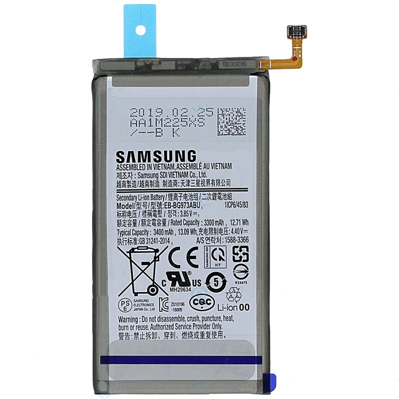Original EB-BG973ABU 3400 mAh Li-ion Battery for Samsung Galaxy S10