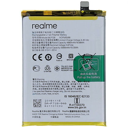 Original BLP729 5000 mAh Battery for Realme 5