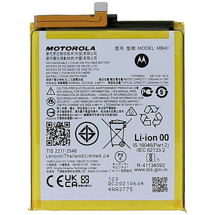 Original MB40 4000 mAh Battery for Motorola Edge 20