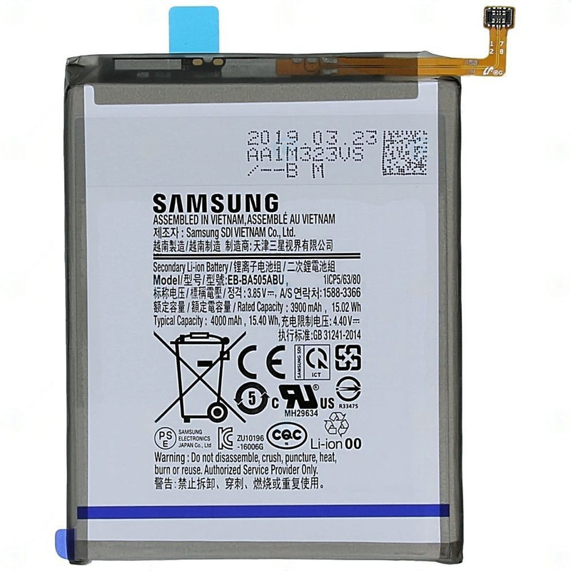 Original EB-BA505ABU 4000 mAh Battery for Samsung Galaxy A50