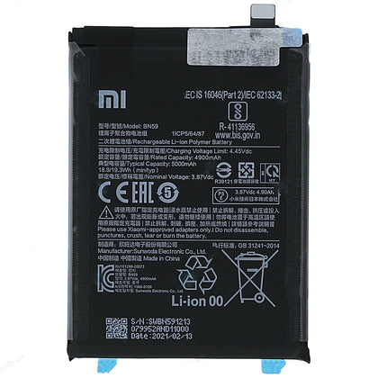 100% Original BN59 5000 mAh Battery for Redmi Note 10