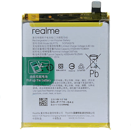 Original BLP775 4200 mAh Battery for Realme X3 SuperZoom