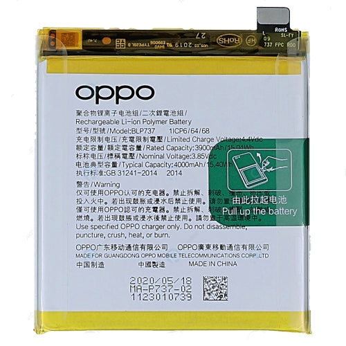 Original BLP737 4000 mAh Battery for Oppo Reno 2F