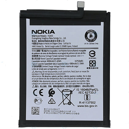 Original HQ430 4000 mAh Battery for Nokia 3.4