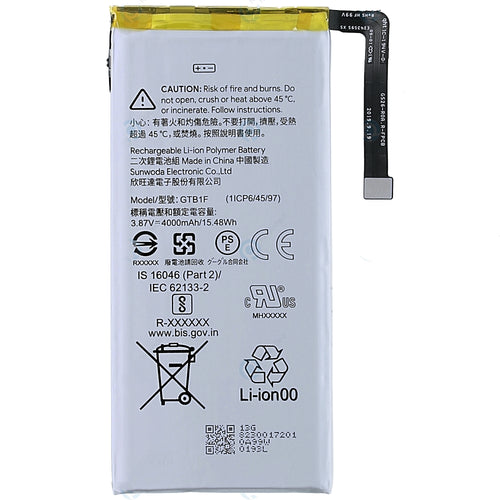 Google Pixel 5 Original Battery Replacement | Genuine 4080 mAh Battery