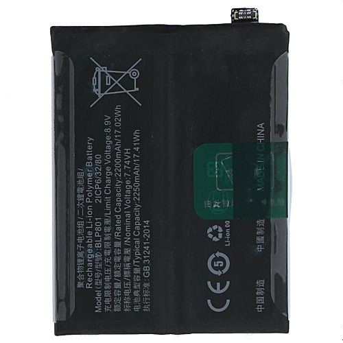 Original BLP801 4500 mAh Battery for OnePlus 8T