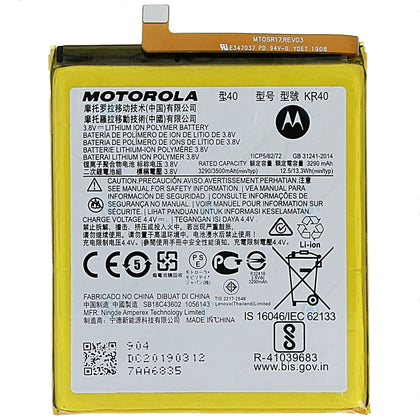 Original KR40 3500 mAh Battery for Moto One Vision
