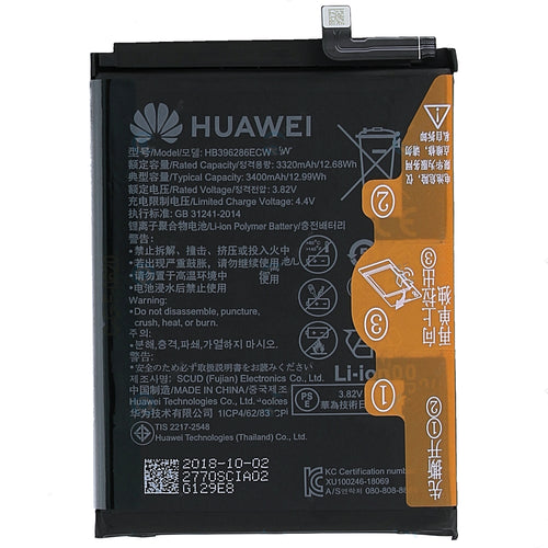 Original HB396286ECW 3400 mAh Battery for Honor 20 Lite
