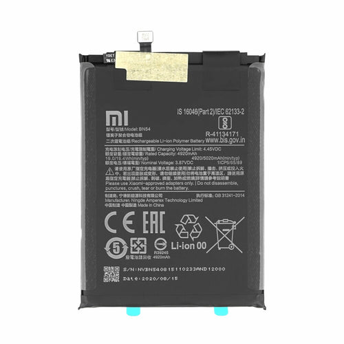 100% Original BN54 5020 mAh Battery for Redmi 9 Prime