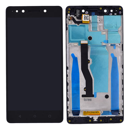Original Display and Touch Screen for Lenovo K8 Note (With Frame)
