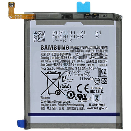 Original EB-BG980ABY 4000 mAh Li-ion Battery for Samsung Galaxy S20