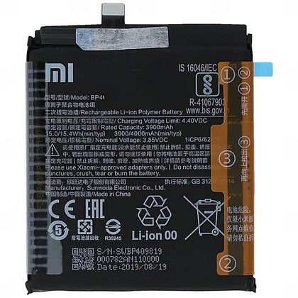 100% Original BP41 4000 mAh Battery for Redmi K20