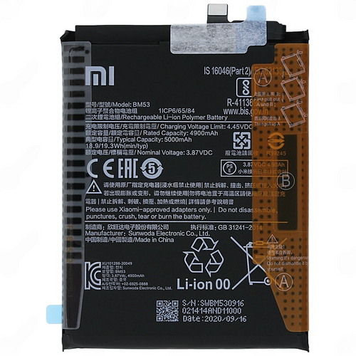 Xiaomi Mi 10T Pro Battery Original