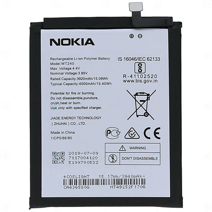 Original WT240 3000 mAh Battery for Nokia 3.2