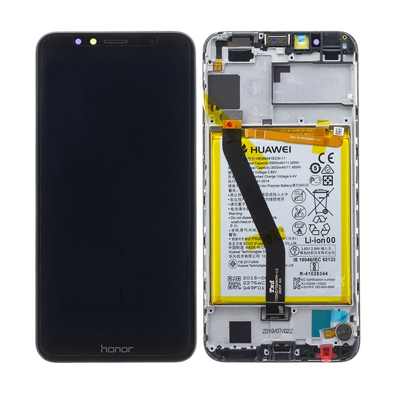 Original Display and Touch Screen for Honor 7A (With Frame)